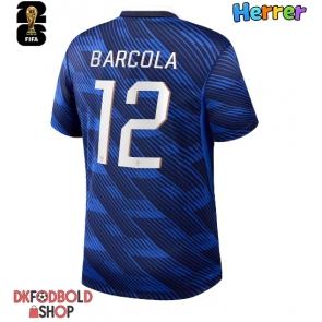 Frankrig Bradley Barcola #12 Hjemmebanetrøje VM 2026 Kort ærmer Frankrig Bradley Barcola #12 Hjemmebanetrøje VM 2026 Kort ærmer